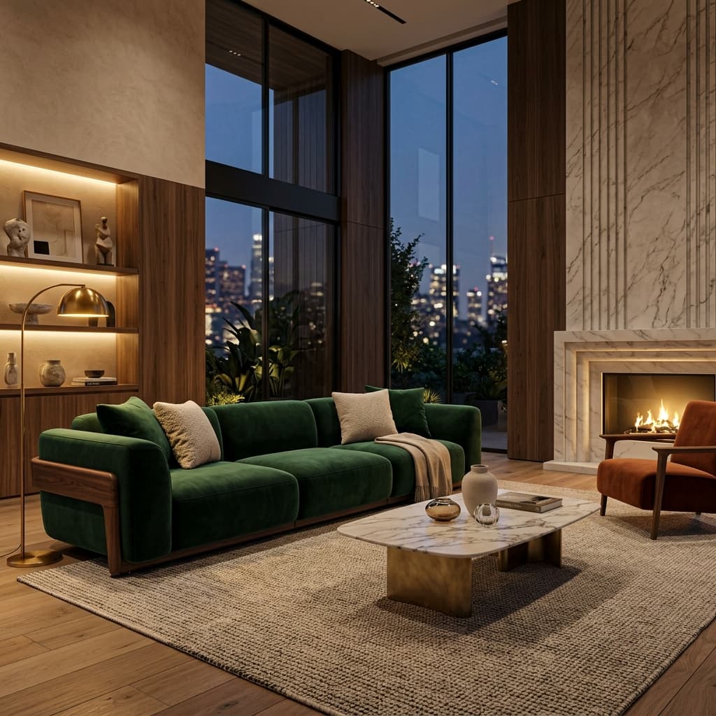 Velvet Modular Sofa Suite